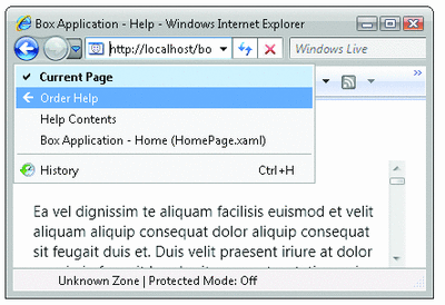 Figure 13 Frame Hosted within Content