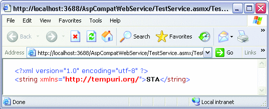 Figure 5 Confirming Use of STA Threads