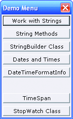 Figure 2 Menu