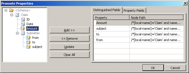 Figure 4 The Claim Schema