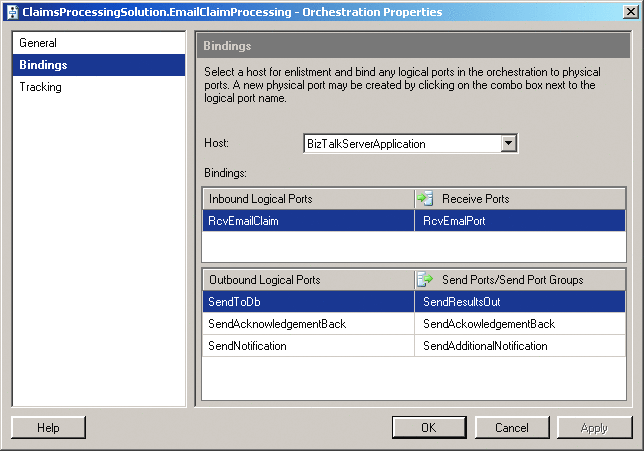 Figure 6 Orchestration Bindings