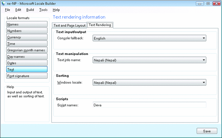 Figure 9 Selecting Script Name