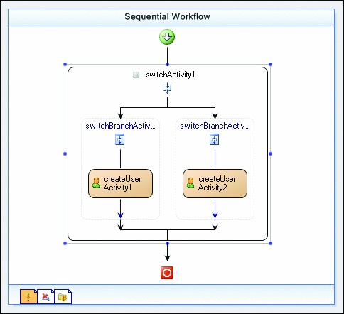 Figure 5 Conditional Execution with the Switch Activity
