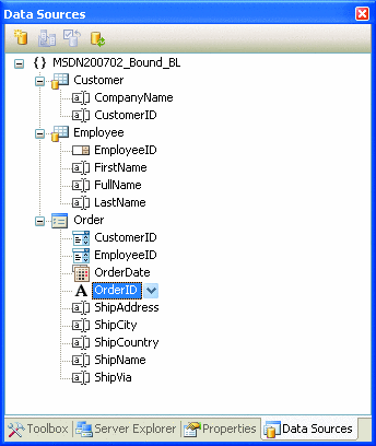 Figure 5 Data Source Window