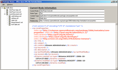 Figure 5 Package Viewer Inspects the Parts in a Package