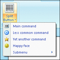 Figure 4 SplitButton