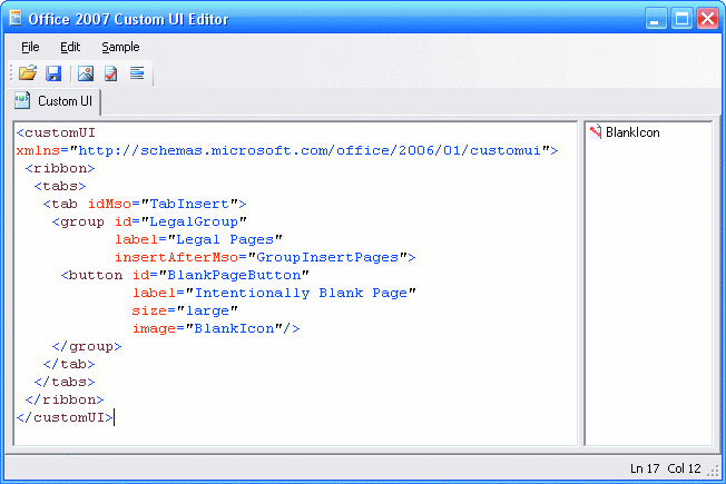 Figure 9 Editing the Template