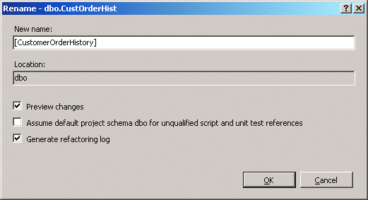 Figure 2 The Rename Dialog