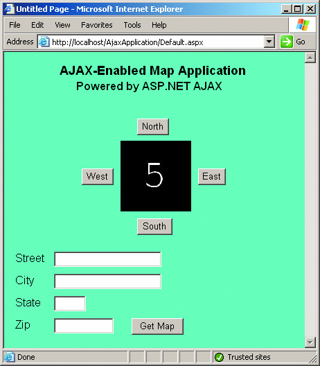 Figure 1 AJAX Web Application under Test