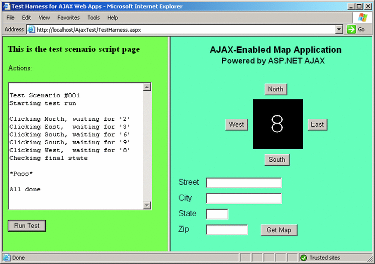 Figure 2 Sample Test Run