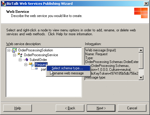 Figure 5 Publishing a Schema