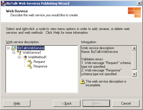 Figure 5 Edit Your WSDL in the Web Service Dialog