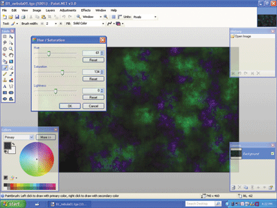 Figure 5 Editing a Texture in Paint.NET