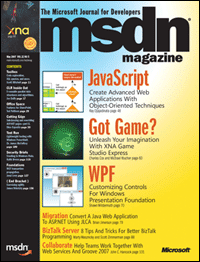MSDN Magazine May 2007
