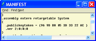 Figure 2 Retargetable Flag in ILDASM
