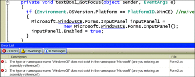 Figure 9 Finding Problems at Compile Time
