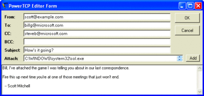 Enhanced E-Mail Functionality for .NET 