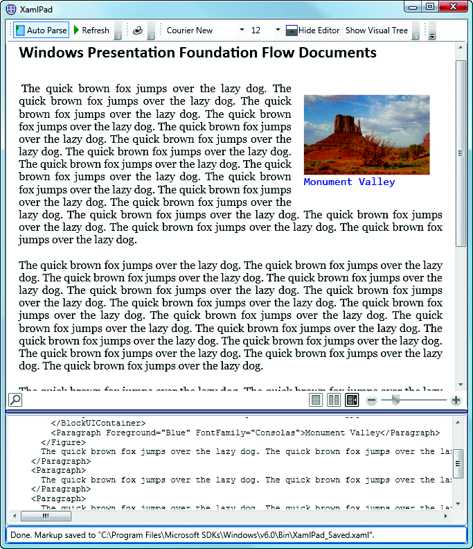 Figure 5 Text Flows around Image and Caption