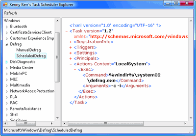 Figure 1 Task Scheduler Explorer
