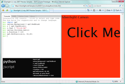 Figure 2 Writing Code in the Console