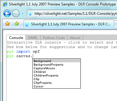 Figure 7 Code-sense Autocompletion
