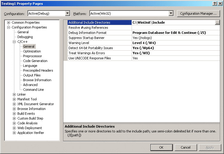 Figure 1 Setting Project Include Path