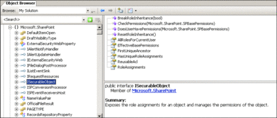 Figure 4 The ISecurableObject Interface