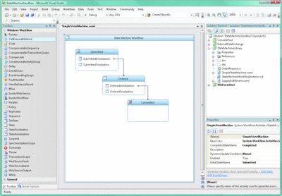 Figure 4 Simple State Machine Workflow