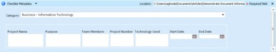 Figure 1 InfoPath Form Template Attached to a Word 2007 Document