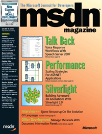 MSDN Magazine April 2008