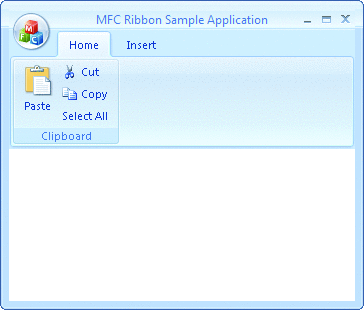 Figure 3 Ribbon Sample Application