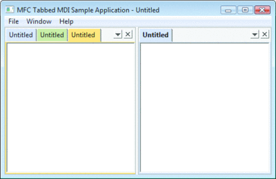 Figure 7 Modern Tabbed MDI Application