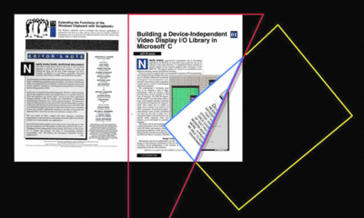 Figure 6 Clipping Regions and Transforms Used to Depict Page Turns