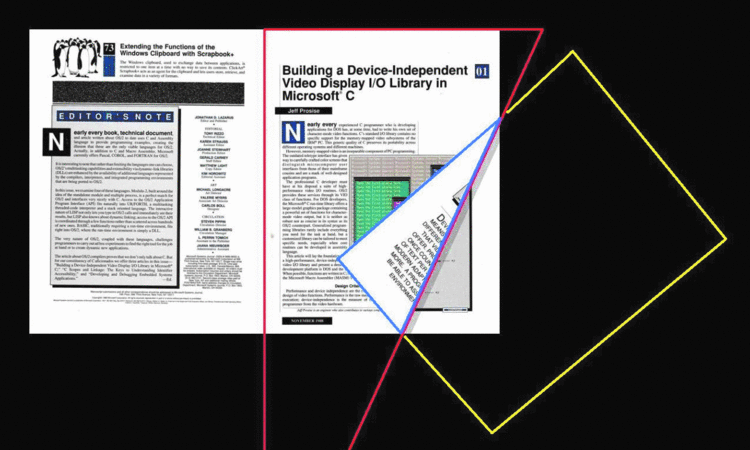 Figure 6 Clipping Regions and Transforms Used to Depict Page Turns