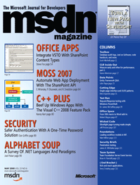 MSDN Magazine May 2008