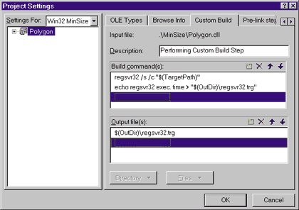 Figure 16 Custom build step