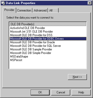 Figure 13 Creating a New Connection