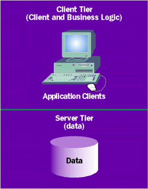 Figure 1  Two-tier Architecture